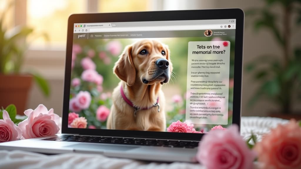 What Are Online Pet Memorials And How Do They Work?