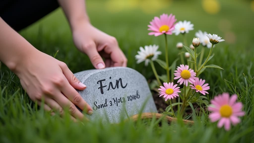 Respectful pet funeral and remembrance.