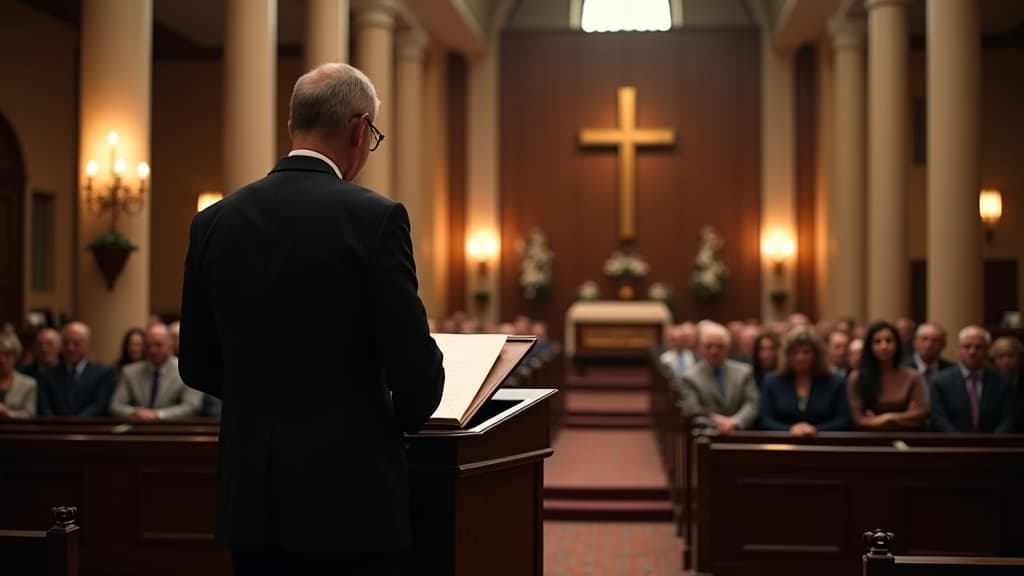 A structured commemorative event