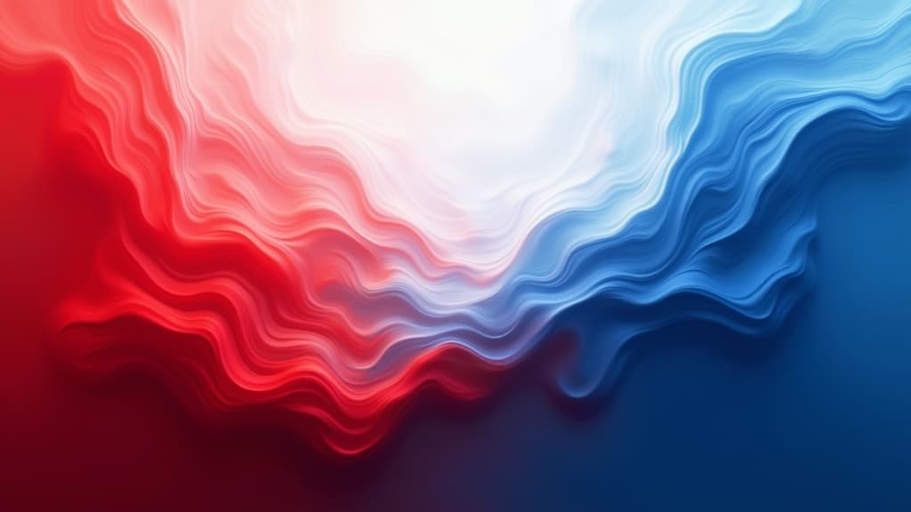 The American flag's colors: red for valor, white for purity, and blue for vigilance and justice.