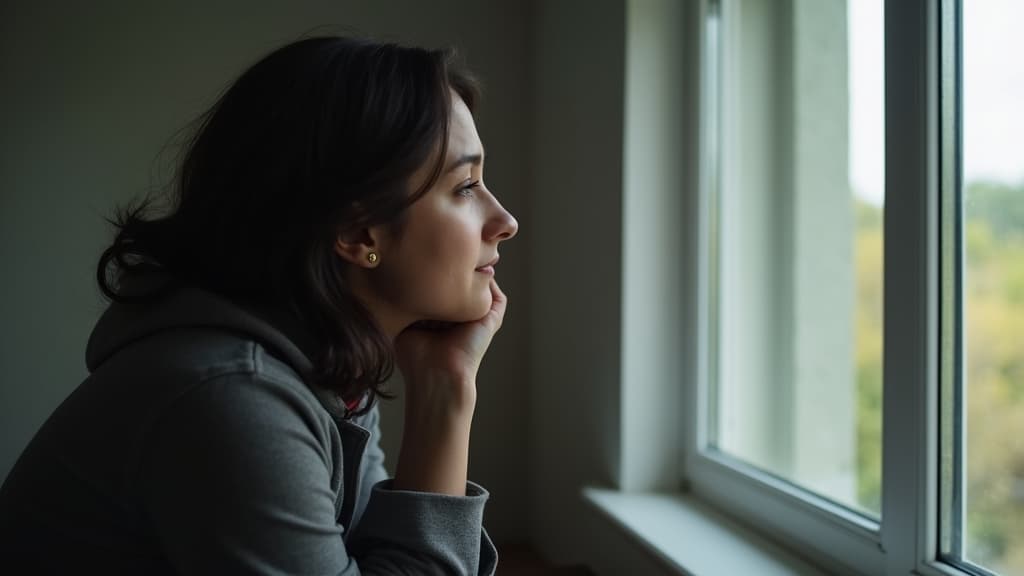 The experience of anticipatory grief before a loss.