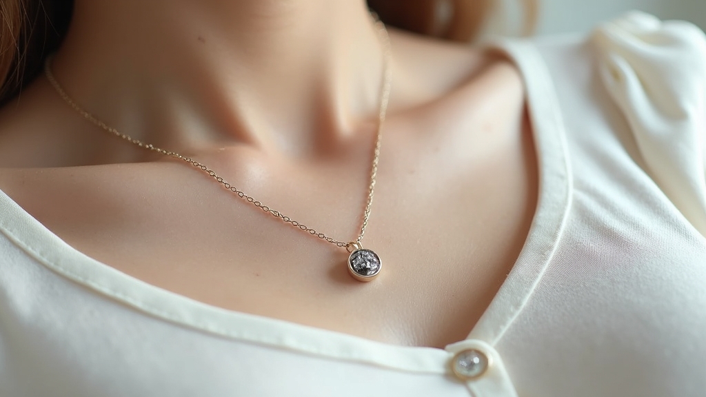 Elegant cremation jewelry.
