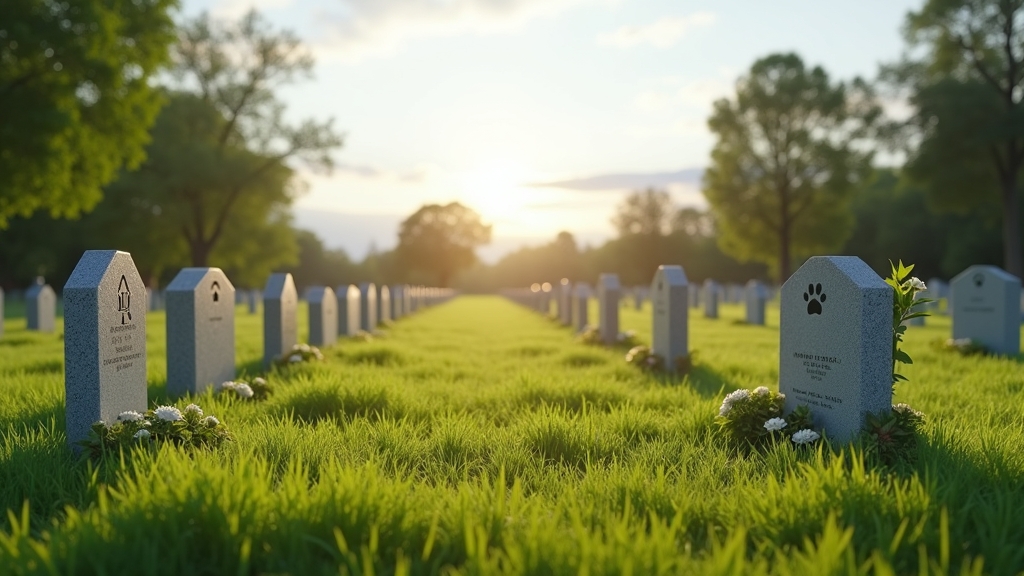 A dedicated final resting place for beloved pets.
