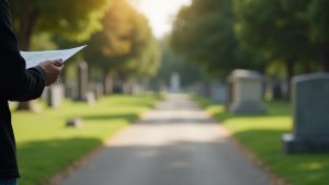 The guidance needed when navigating options to buy a cemetery plot.