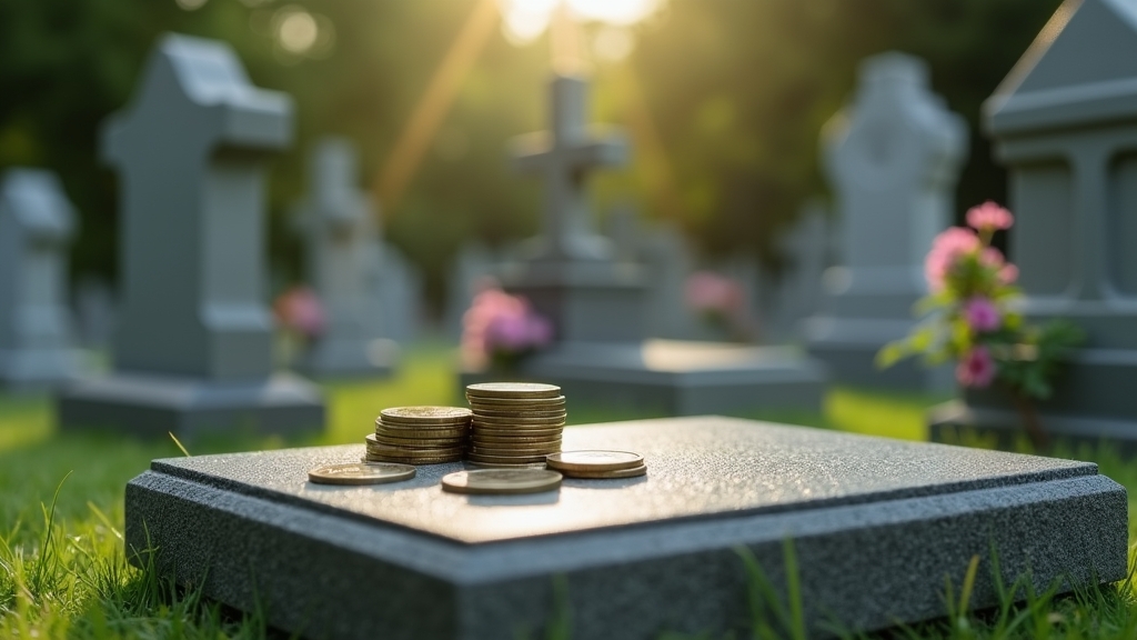 Coins placed on civilian headstones as a gesture of respect and remembrance