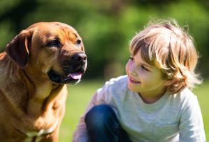 Dog with Child