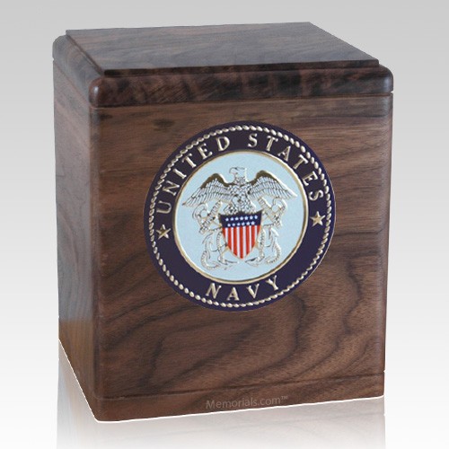 Freedom Walnut Navy Urn