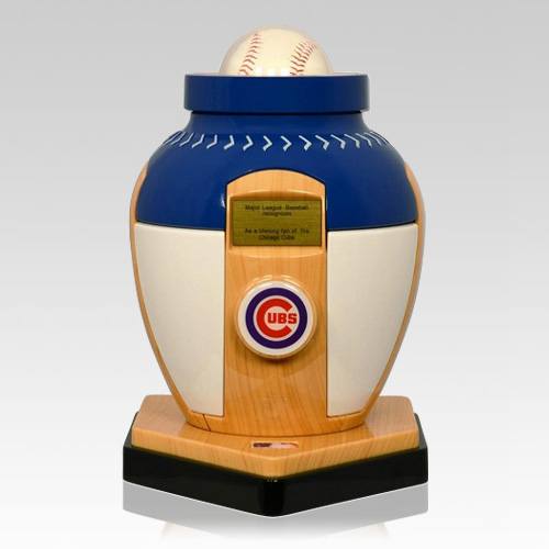 Chicago Cubs Baseball Cremation Urn