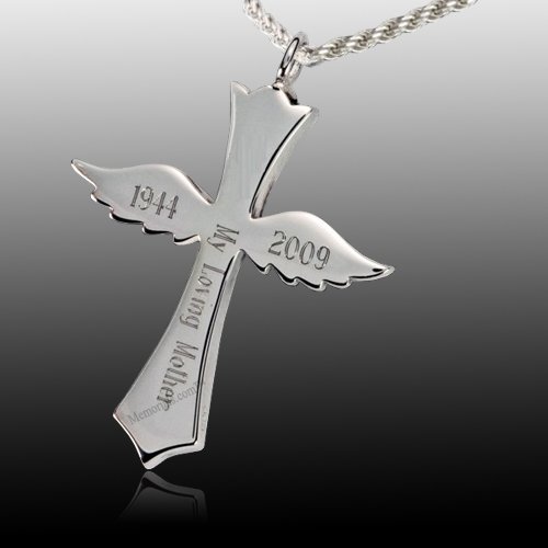 Faith Cross Cremation Pendant