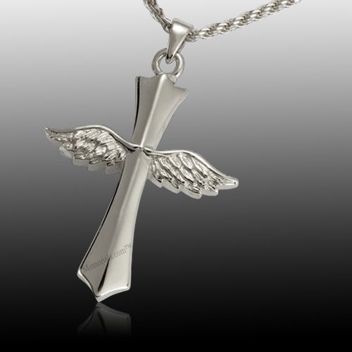 Faith Cross Cremation Pendant