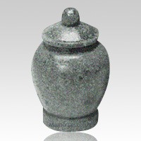 Grey Jar Cultured Granite Pet Cremation Urn