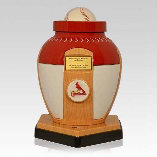 St. Louis Cardinals Baseball Cremation Urn