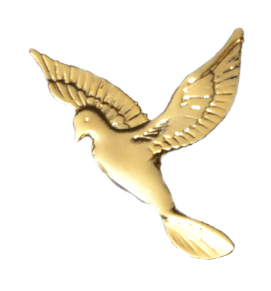 Gold Flying Dove Emblem II