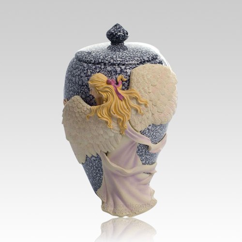 Embrace Angel Color Pet Cremation Urn