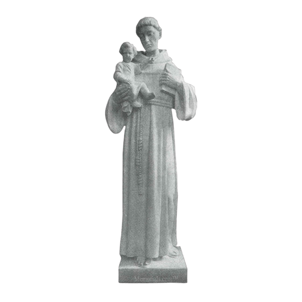 St Anthony Of Padua Granite Statue