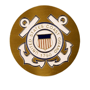 US Coast Guard Medallion Appliques