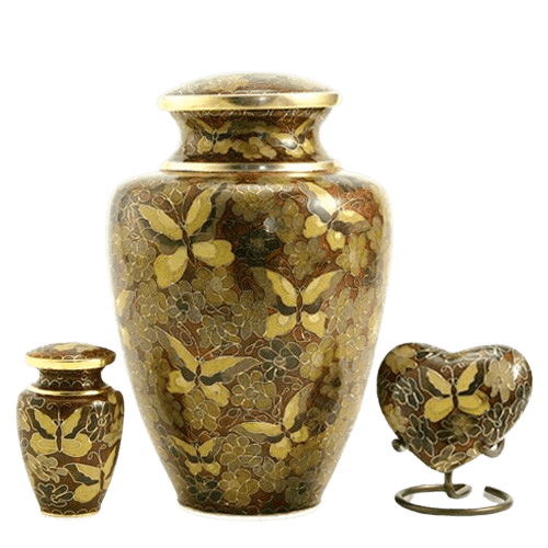 Cloisonne Urns, Flower Urns & Butterfly Urns for Ashes