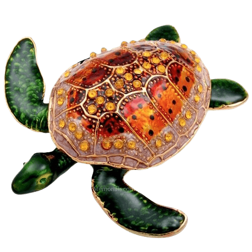 Green Turtle Keepsake Urn