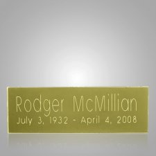 urn engraved nameplates plaques rectangle engraving plate memorials easels