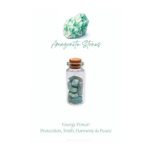 Amazonite Bottle Keepsake Stones