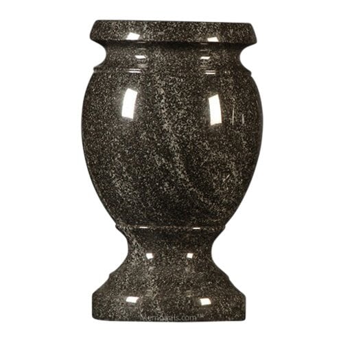 American Black Granite Vase