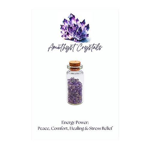 Amethyst Bottle Keepsake Crystals