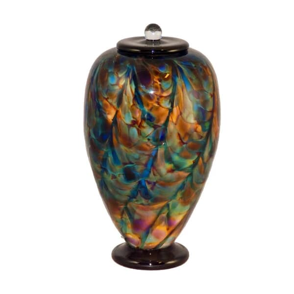 Angel Dance Glass Cremation Urn For Two