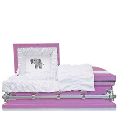 Baby Elephant Child Large Casket