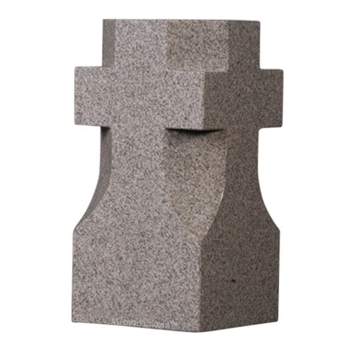 Bahama Blue Cross Granite Vase