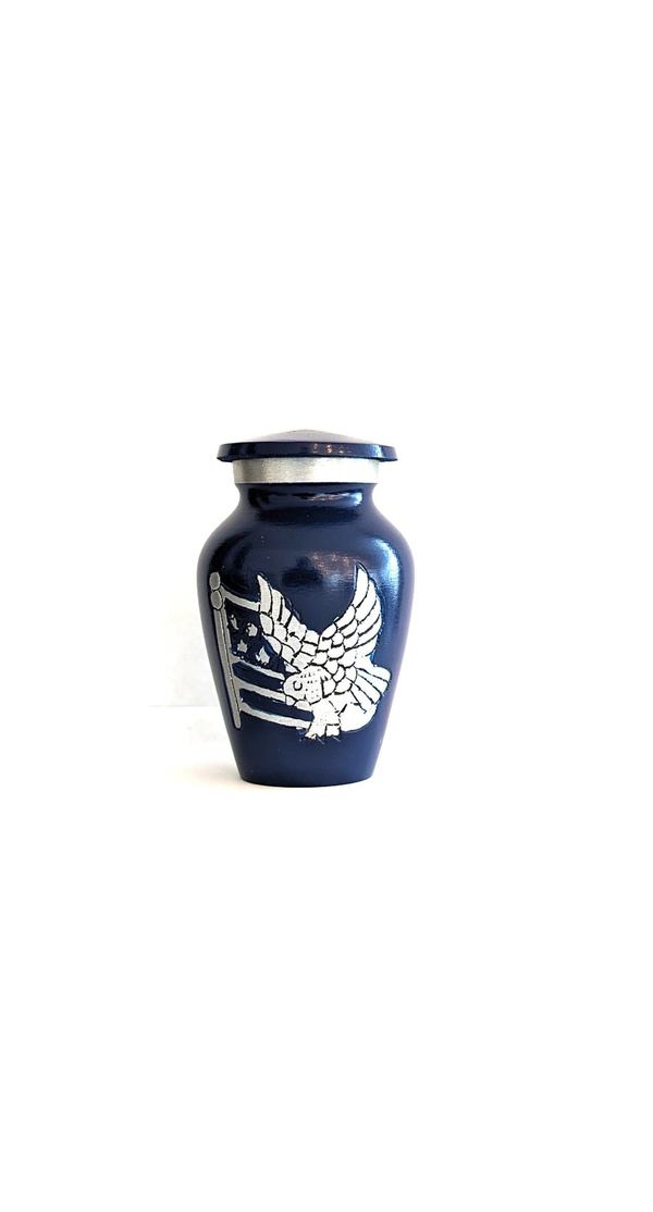 Blue American Dream Keepsake Urn