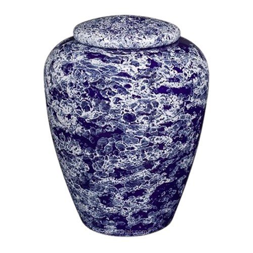 Blue Dreams Ceramic Urn