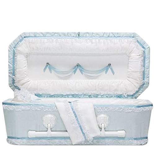 Blue Love Mini Child Casket