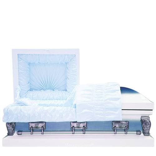 Blue Sky Mini Child Casket