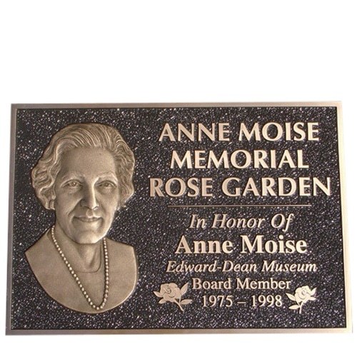 Bronze Plaque with Bronze Picture