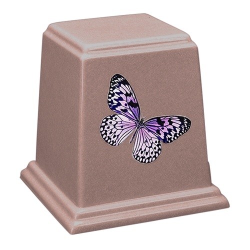 Butterfly Whisper Blush Cultured Urn