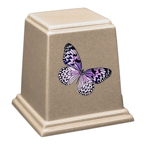 Butterfly Whisper Earth Cultured Urn