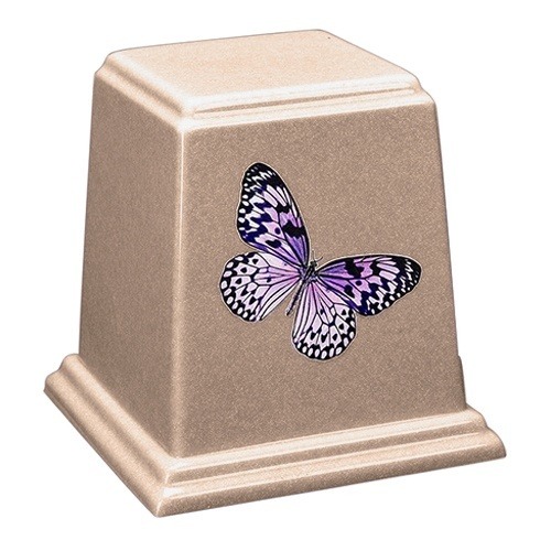 Butterfly Whisper Natural Cultured Urn