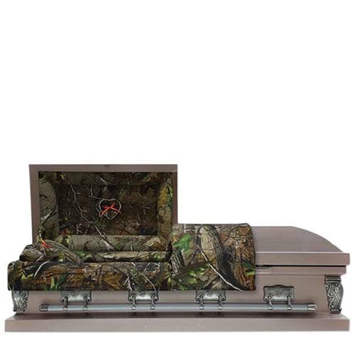 Camo Copper Mini Child Casket