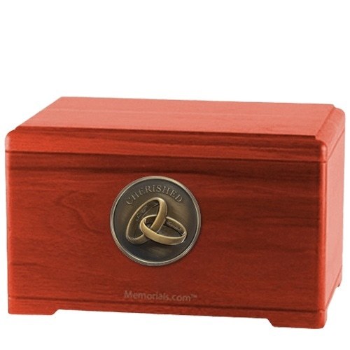 Cherished Cherry Wood Cremation Urn