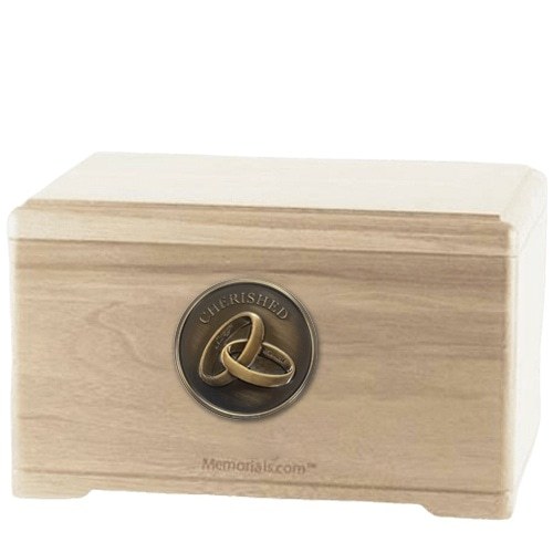 Cherished Maple Wood Cremation Urn