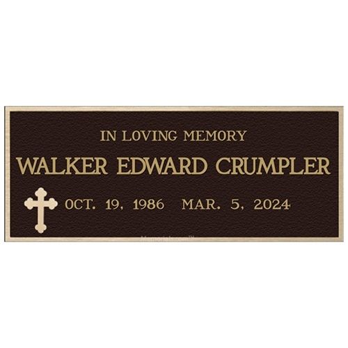 Compassion Bronze Niche Plaque