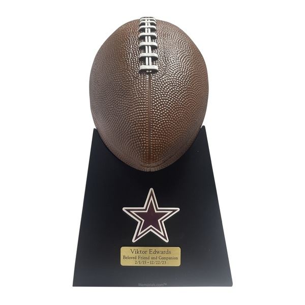 Cowboys Football Cremation Urn