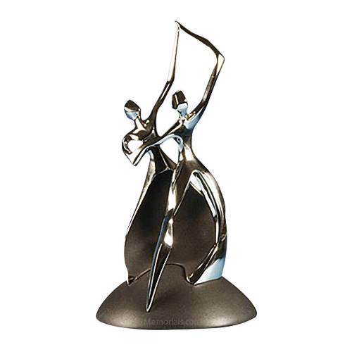 Dance of Life Silver Keepsake Urn