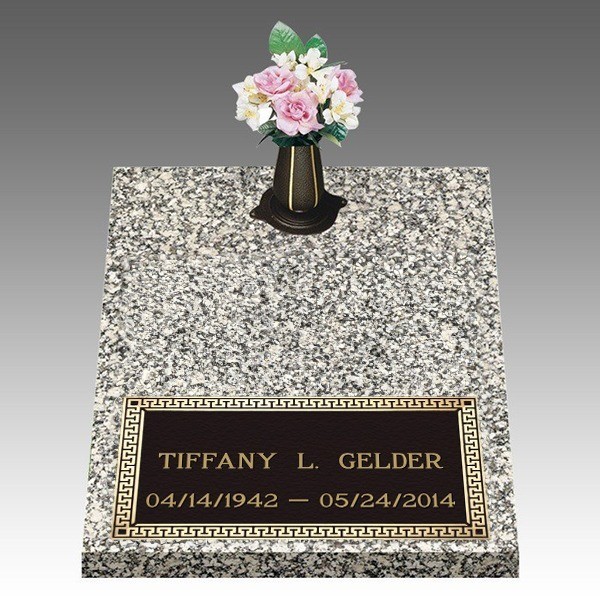 Dignity Classic Deep Bottom Bronze Headstone II