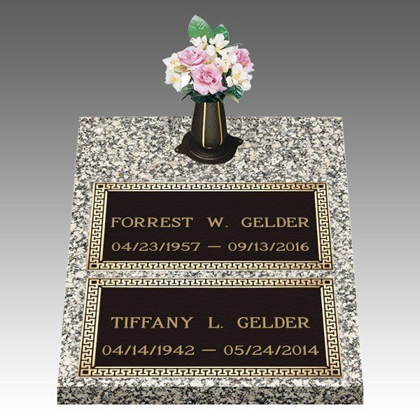 Dignity Classic Deep Bronze Cemetery Headstones II