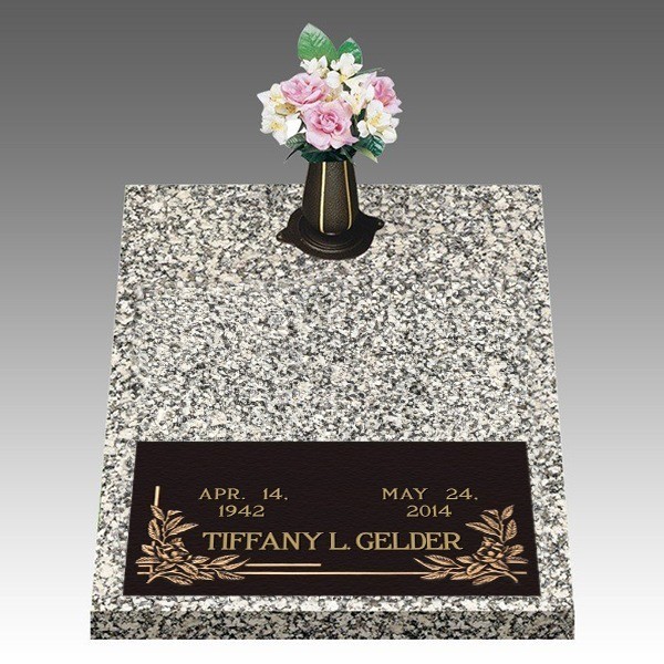 Dignity Magnolia Deep Bottom Bronze Headstone II