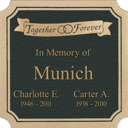 Divine Memory Niche Plaque for Two