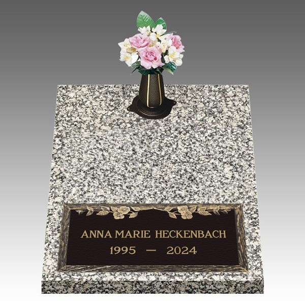 Dynasty Dogwood Deep Bottom Bronze Headstone II