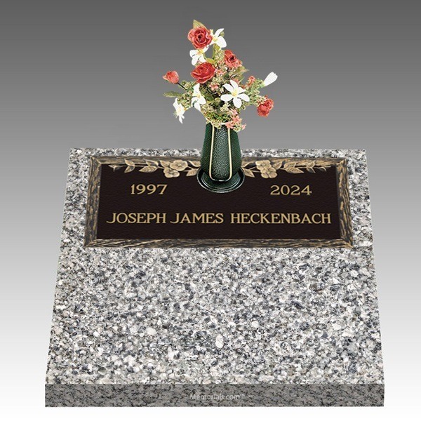 Dynasty Dogwood Deep Top Bronze Headstone