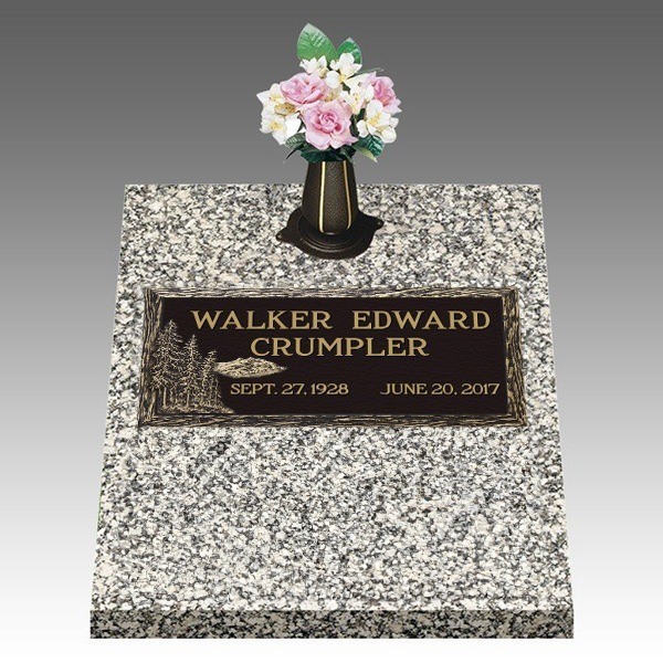 Dynasty Evergreen Deep Top Bronze Headstone II